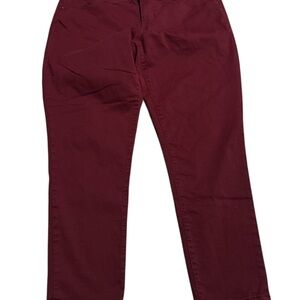 LuLaRoe Deep Burgundy Dark Wash Skinny Jeans Size 42